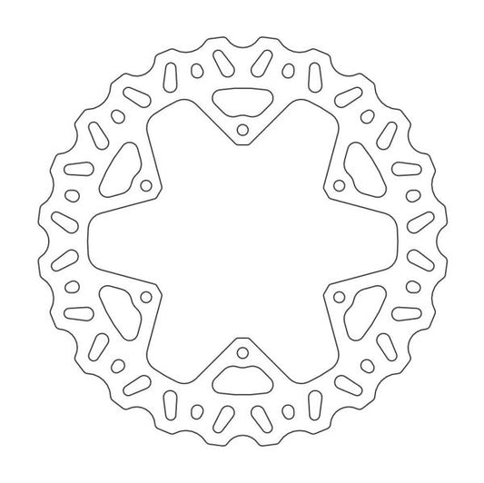 BRAKE DISC REAR NITRO YAMAHA YZF 245MM