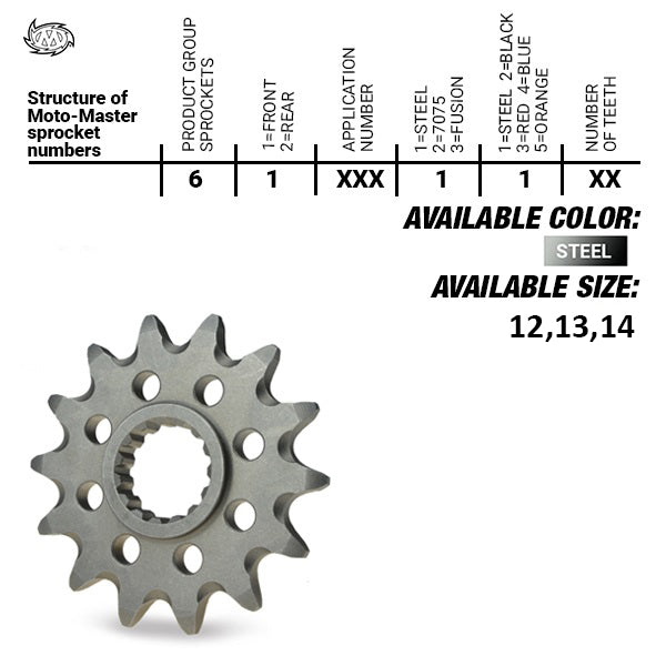 FRONT SPROCKET 2102-12 SELF-CLEANING (JTF715.12) GASGAS EC125/200/250/300 '00-'20, RIEJU MR300 '21-
