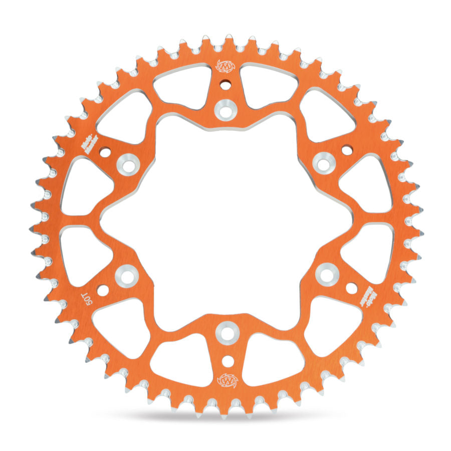 REAR SPROCKET ALUMINIUM T7075 (ERGAL) 4486-49 ORANGE KTM SX85 '04-'24, 105XC '07-'11 (JTR895.49) (CHAIN 428)