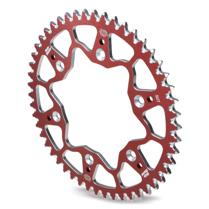 REAR SPROCKET ALUMINIUM T7075 (ERGAL) 899-50 RED GASGAS/KTM/HUSABERG/HUSQVARNA (JTA897.50) (CHAIN 520)