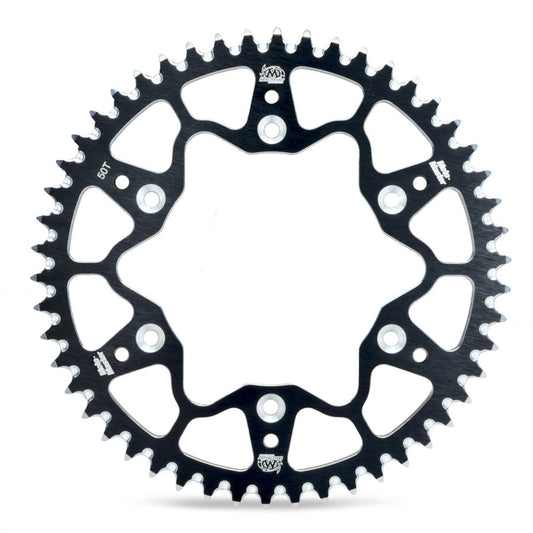 REAR SPROCKET ALUMINIUM T7075 (ERGAL) 899-52 BLACK HUSABERG/KTM/HUSQVARNA (JTA897.52) (CHAIN 520)