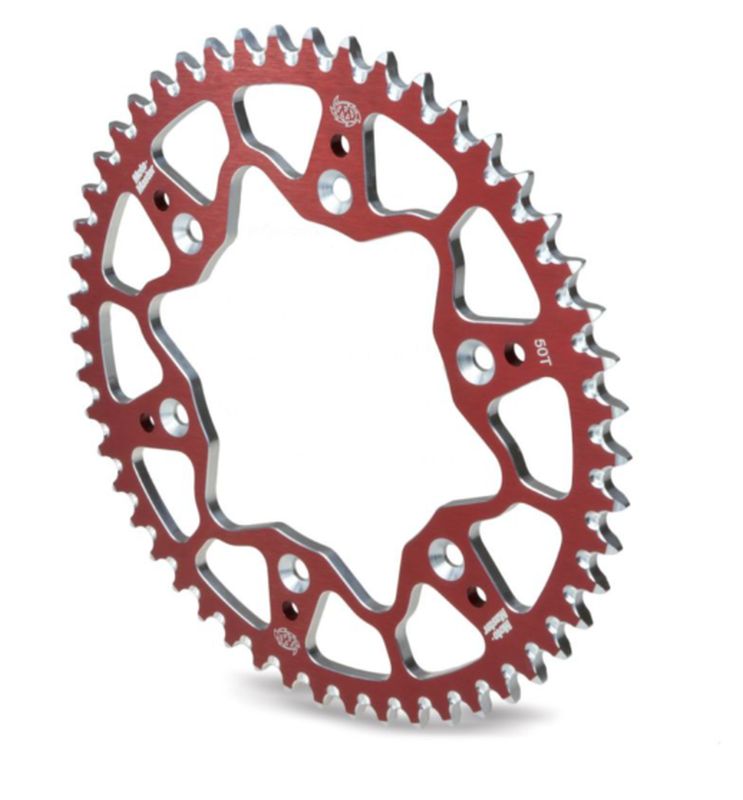 REAR SPROCKET ALUMINIUM T7075 (ERGAL) 899-52 RED GASGAS/KTM/HUSABERG/HUSQVARNA (JTA897.52) (CHAIN 520)