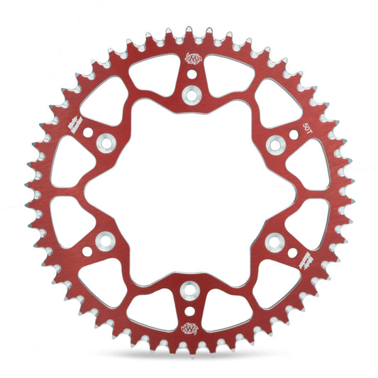 REAR SPROCKET ALUMINIUM T7075 (ERGAL) 289-51 RED HONDA CR/CRF '83-'25, BETA RR '13-'25 (JTR210.51)