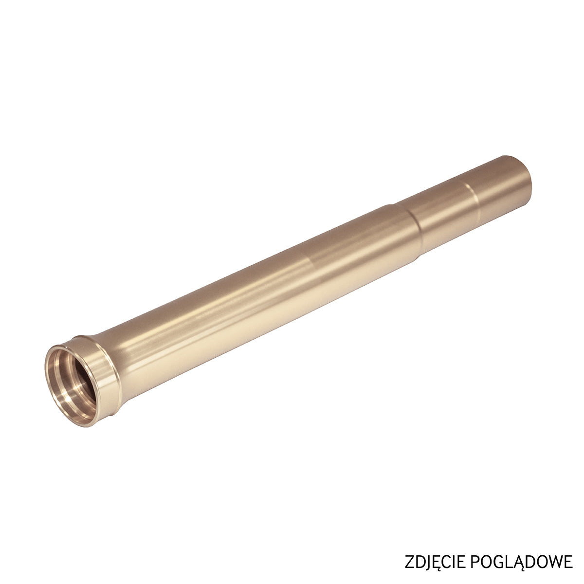 Fork lower / telescopic stanchion (cup) aluminum Yamaha YZF-R1 RN09 (2002-2003) length 483 mm color light gold (1108660203)