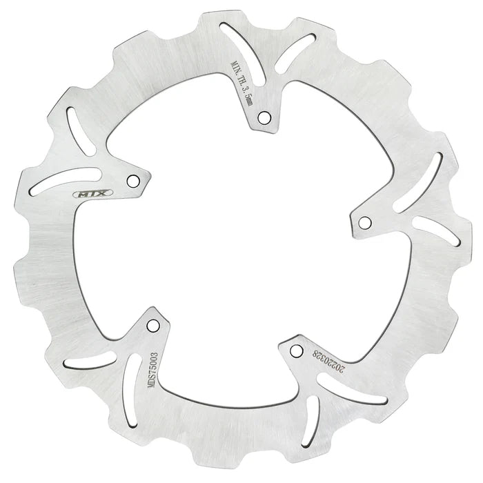 BRAKE DISC FRONT/REAR PIAGGIO E3 125 01-10, BEVERLY 200/500 02-06, BEVERLY 250 04-07 (260X125X4MM) (5X6.25MM) WAVE 