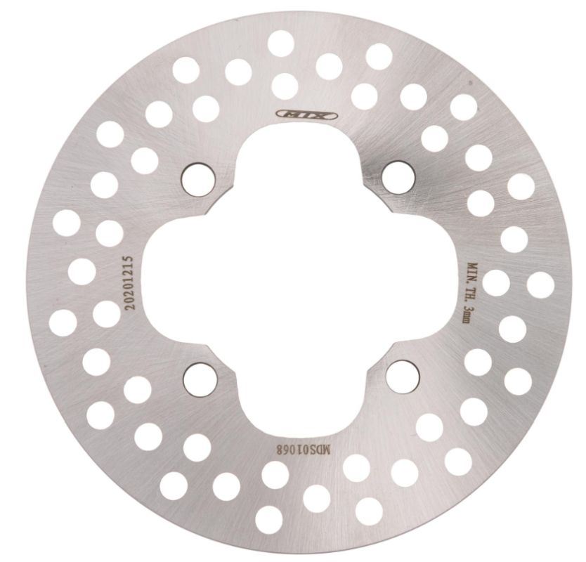 BRAKE DISC FRONT HONDA TRX680 RINCON 06-21, TRX500 FOURTRAX 05-11 (18X75.5X4MM) (4X10.5MM) 