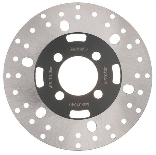BRAKE DISC FRONT YAMAHA YFM350FX WOLVERINE 96-04, YFM400 BIG BEAR 02-04 (180X48X3.5MM) (4X10.5MM) 