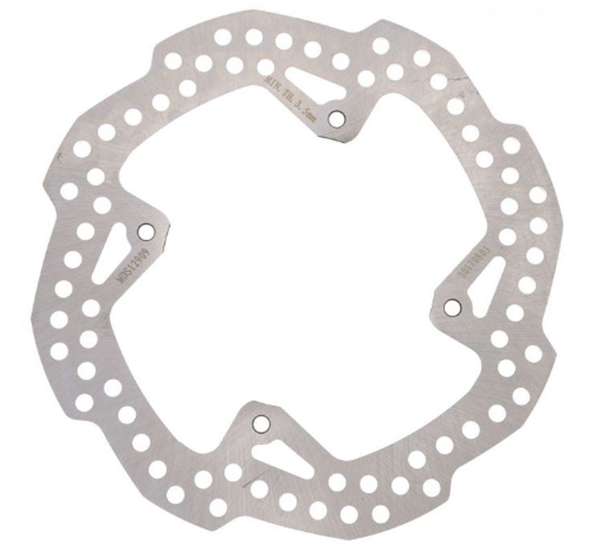 BRAKE DISC REAR HONDA CR125R/250R 02-08, CRF250X/450X 04-20, CRF250R/450R 02-21 WAVE (240X121X4MM) (4X6.5MM) 