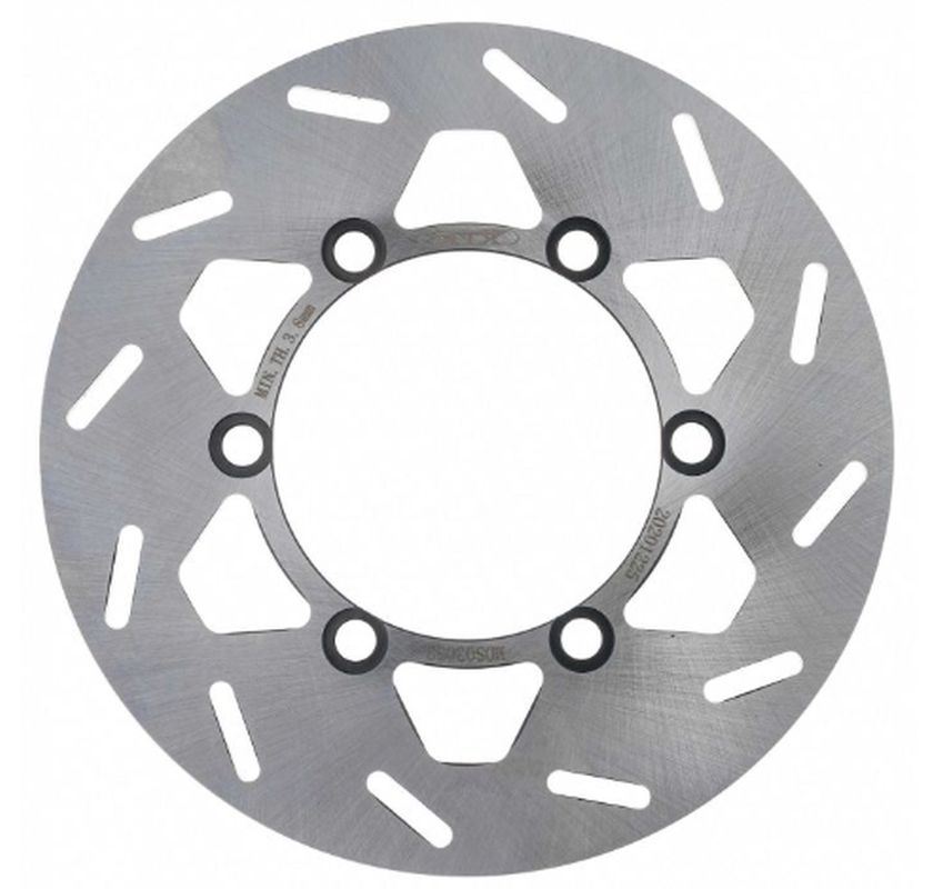 BRAKE DISC REAR KAWASAKI KDX220 97-06, KLX300 97-07, KDX250 91-93, KDX200 95-99, KDX125 90-94, KLX250D TRACKER 98-03, KLX250 05-07 (220X100X4.5MM) (6X6.5MM) 