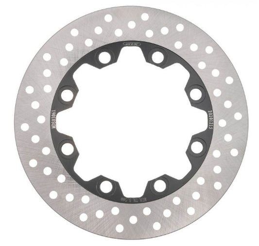 BRAKE DISC REAR KAWASAKI KLX125/250 97-08, KLX250G SUPER SHERPA 97-00, KMX125 86-02 (210X110X4MM) (8X10.5MM) 