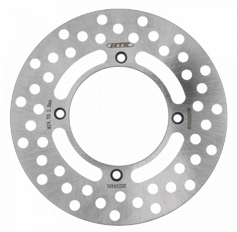 BRAKE DISC REAR SUZUKI RM80 90-01, KAWASAKI KX80/100 88-01, RM85 02-04 (184X84X3MM) (4X6.5MM) 