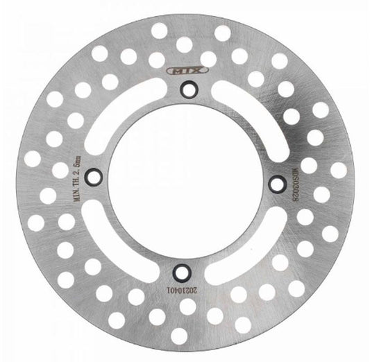 BRAKE DISC REAR SUZUKI RM80 90-01, KAWASAKI KX80/100 88-01, RM85 02-04 (184X84X3MM) (4X6.5MM) 
