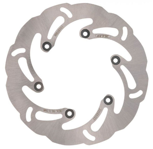BRAKE DISC REAR HUSQVARNA TE125/250/300 14-25, KTM EXC-F/SX-F/XC-F350 11-25, EXC/SX125/250 91-25, EXC500 12-19, EXC450 03-25, EXC300 00-25, FC/FE250/350/450 14-25 WAVE (220X110X4MM) (6X6.5MM) 