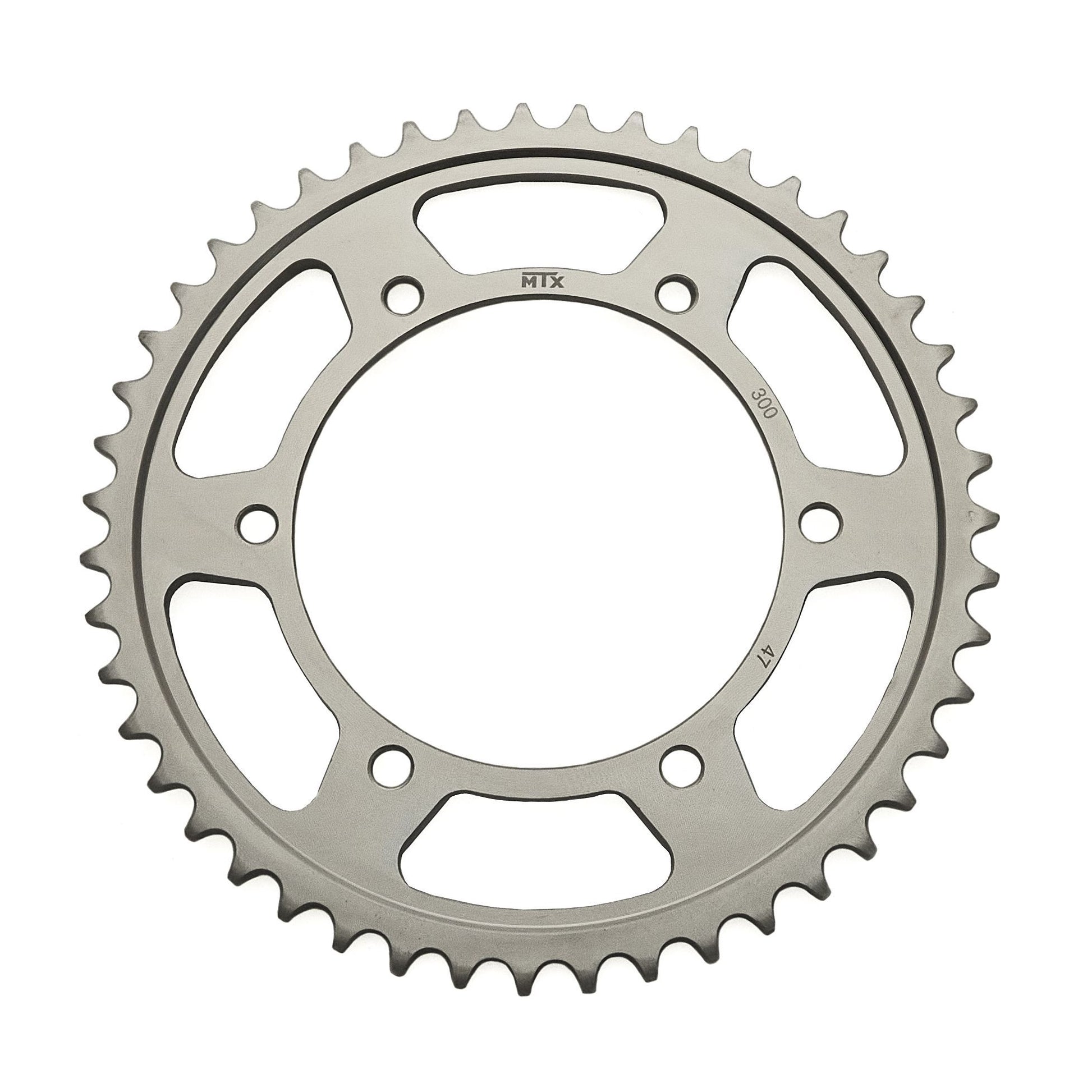 REAR SPROCKET 300 47 HONDA XL700V TRANSALP 08-13, XL600V TRANSALP 87-99, XL650V TRANSALP 01-07 (30047JT) (CHAIN 525) 