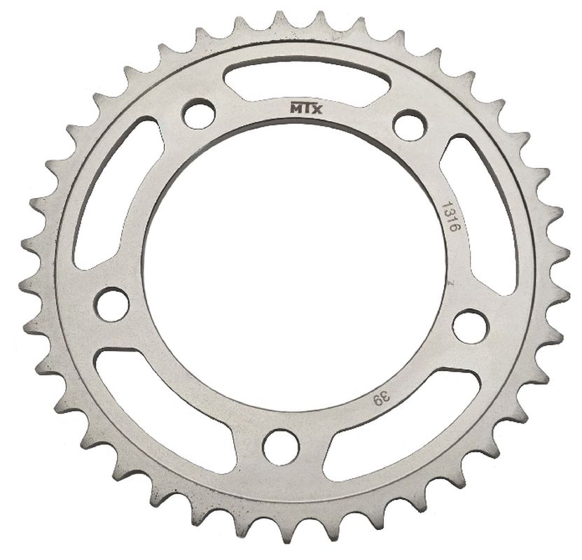 REAR SPROCKET 4384 39 HONDA NC750 14-20, CB/CBR500 13-21, CT700 14-16, X-ADVENTURE 17-21, FORZA750 21 (JTR1316.39) (CHAIN 520) 