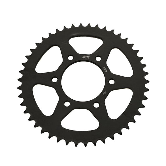 REAR SPROCKET 478 46 ZX-6R 05-17, KAWASAKI Z750 04-12, EN650 VULCAN 15-20, ZX650 17-21, Z800 13-18, KLE650 VERSYS 07-20 (47846JT) (CHAIN 520) BLACK 