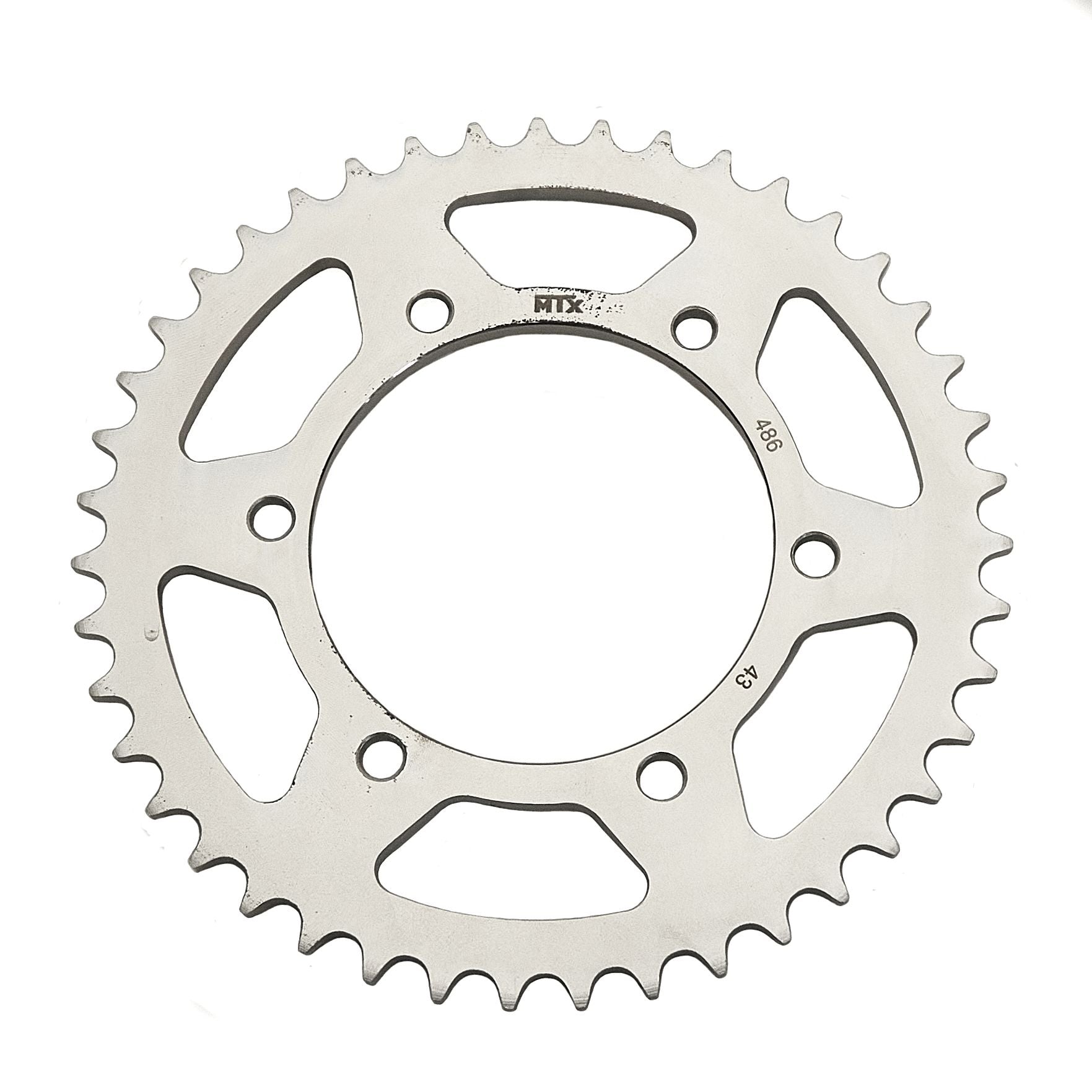 REAR SPROCKET 504 43 YAMAHA MT-03/YZF-R3 16-20, KAWASAKI EX250 NINJA 09-11 (50443JT) (CHAIN 520) 