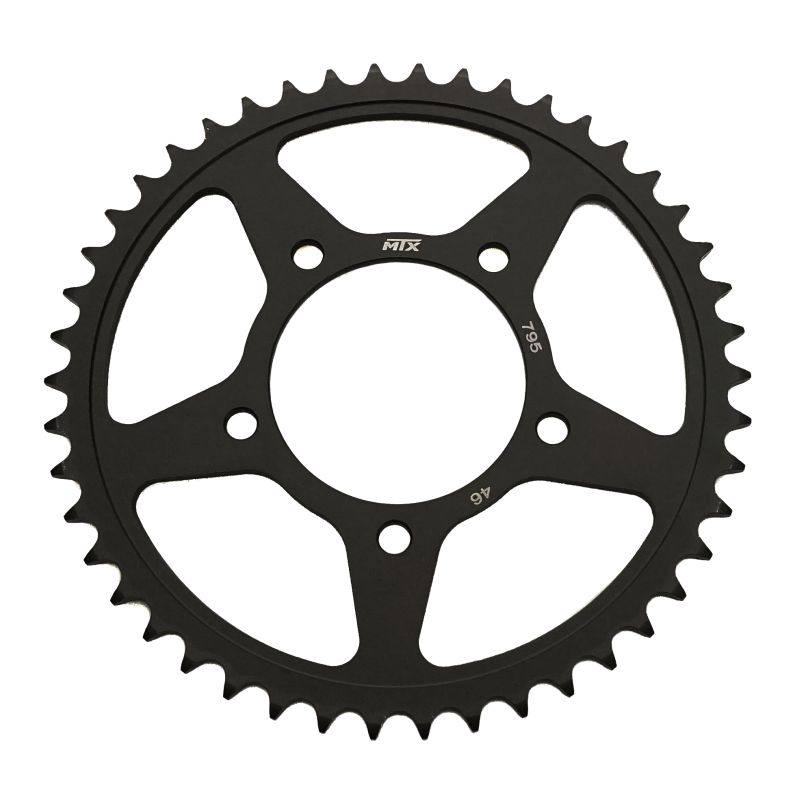 REAR SPROCKET 795 46 SUZUKI SV650 16-20, GSX250 90-94, SFV650 GLADIUS 09-15, GSF250 BANDIT 91-95 (79546JT) (CHAIN 520) BLACK 
