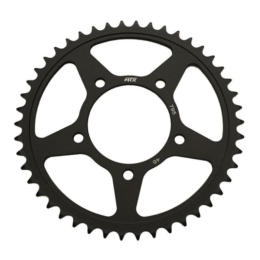 REAR SPROCKET 795 46 SUZUKI SV650 16-20, GSX250 90-94, SFV650 GLADIUS 09-15, GSF250 BANDIT 91-95 (79546JT) (CHAIN 520) BLACK 
