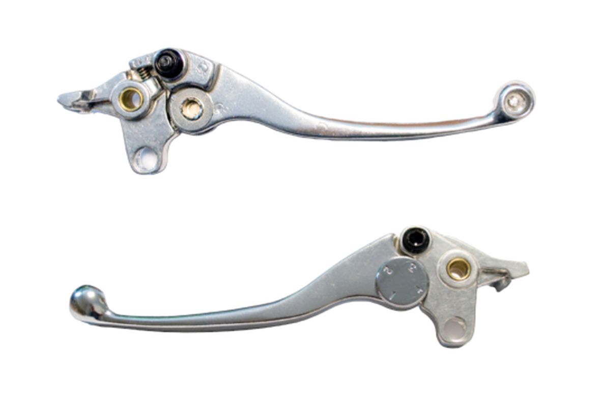 Clutch Lever Kawasaki ZX-7R 96-02, ZXR750 89-95, ZX-9R 90-03, GTR1000 96-03, GPZ1100 95-97, ZRX1100 97-99, ZZR1100 90-98, ZZR1200 02-03, Triumph Bonneville865 T100 06-10 Silver