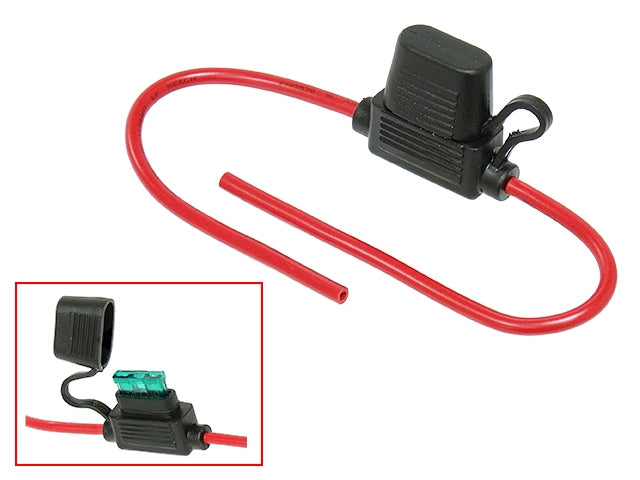 Fuse Holder Socket Blade Type 12V Waterproof with Cable