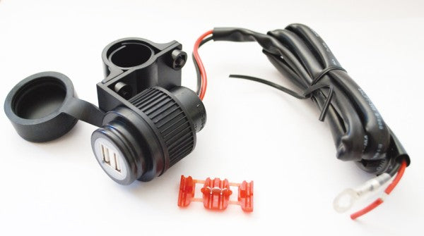 Cigarette Lighter Socket with Dual USB Waterproof