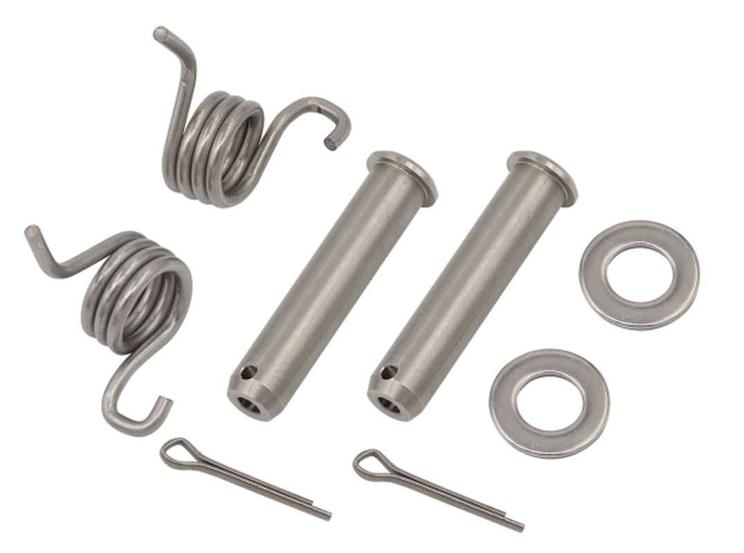 Footpeg Mounting Kit (Pins, springs, washers, retainers) Kawasaki KX250 19-23, KX450 19-23, KX250F 18-19, KX450F 18-19, KX250X 21-23, KX450X 21-23