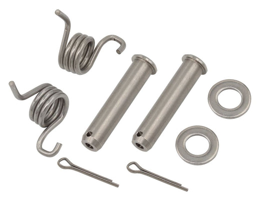 Footpeg Mounting Kit (Pins, springs, washers, retainers) Kawasaki KX250 19-23, KX450 19-23, KX250F 18-19, KX450F 18-19, KX250X 21-23, KX450X 21-23