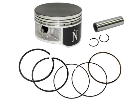 PISTON HONDA TRX250 RECON 97-01 (CYL. DIA. 69.45MM = +1.00MM) FLAT TOP NO VALVE CUTS (RINGS NA-10025-4R) 
