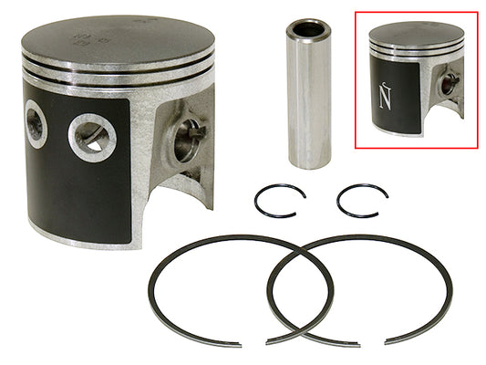 PISTON POLARIS 350 TRAILBOSS 90-94 (80.45MM = +0.50MM) (8096D050) (RINGS NA-50001-2R) 