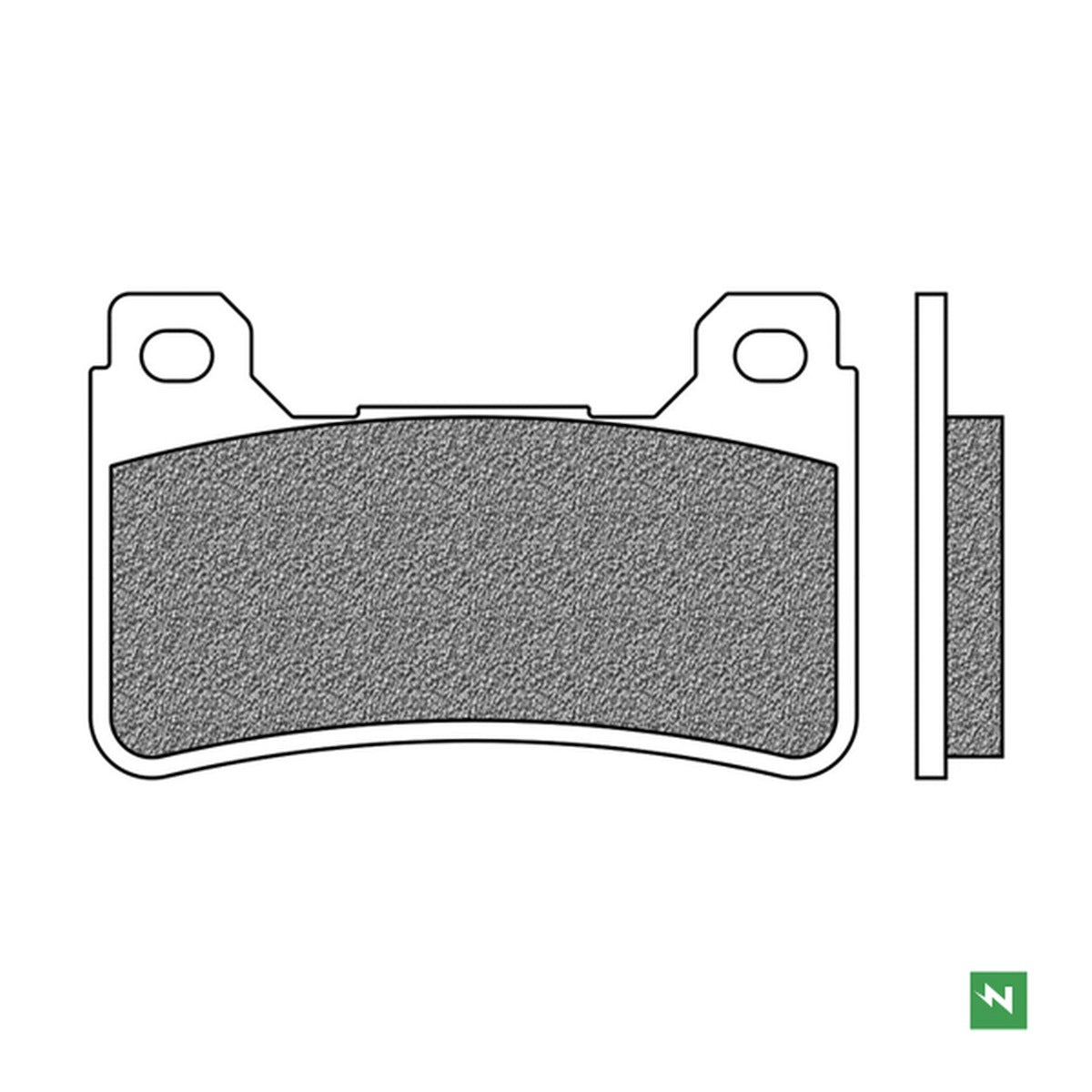 Brake Pads Front KH390 (TOURING SINTER) 