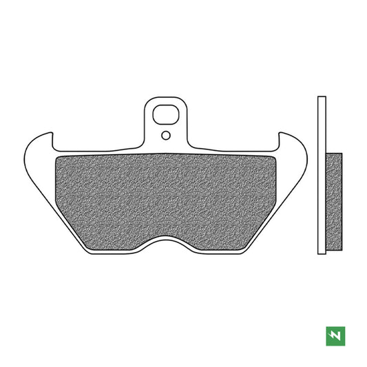 Brake Pads Front KH407, KH246 (TOURING ORGANIC) 