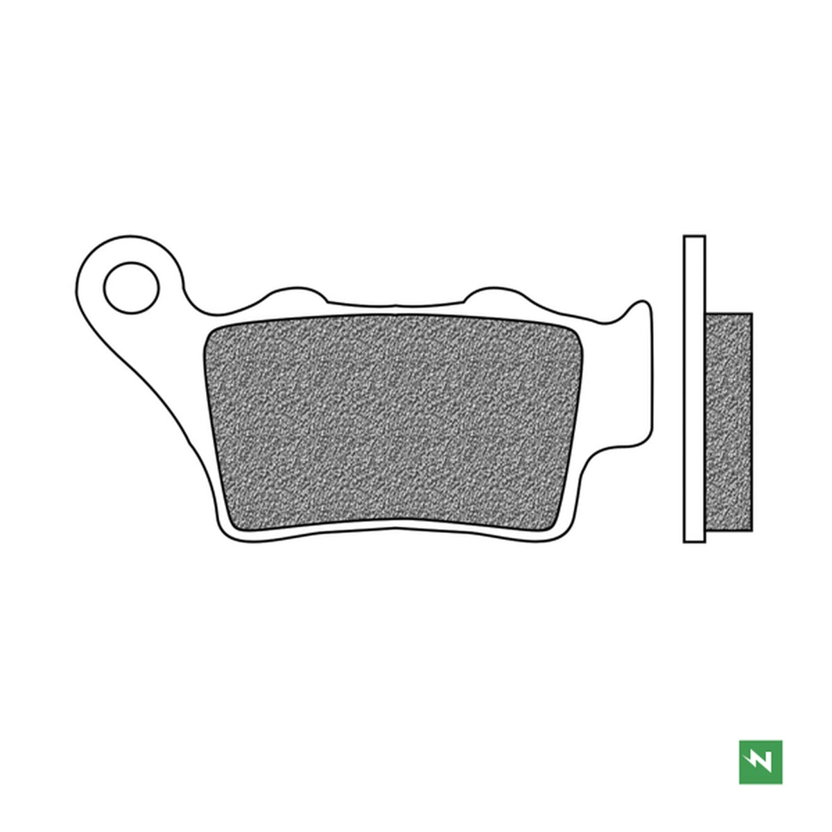 Brake Pads Rear KH208, 213 (TOURING SINTER) 