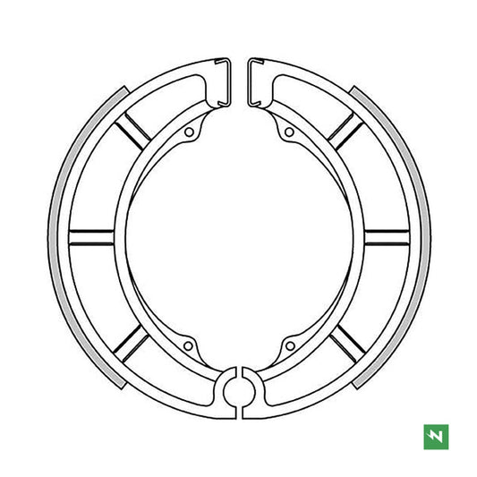 Brake Shoes Standard SUZUKI LT-F 300, 400, VS 600 INTRUDER, VS 800 INTRUDER (180X36MM) 