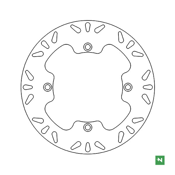 Brake Disc Front HONDA XRV 750 90-03 (276x144x4) (4x10.5mm) 