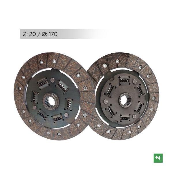 Clutch Plates MOTO GUZZI V7 III ANNIVERSARIO, CARBON, LIMITED, MILANO, RACER, SPECIAL, STONE 750 17-20, V9 BOBBER, ROAMER 850 16-18 DRY CLUTCH (TWO DISCS) 