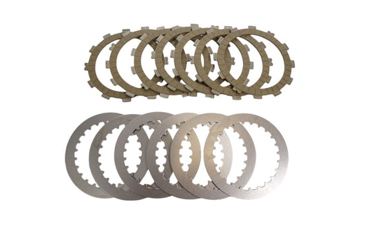 Clutch Plates w/STEELS RACING KTM SX/EXC 125/144/150/200 98-18, HUSQVARNA CR 125/150 95-13, TC/TE 125/250/310 14-18 (EBS5611, replaces F.1414) 