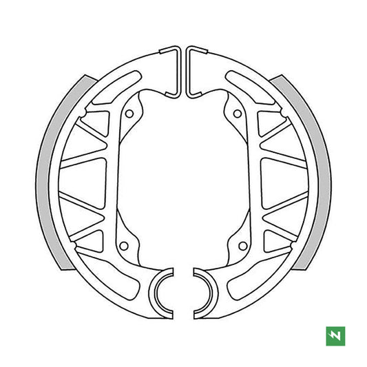 Brake Shoes GILERA TYPHON 50 96>, PIAGGIO NRG 50, SFERA 50 96> (100X20MM) 