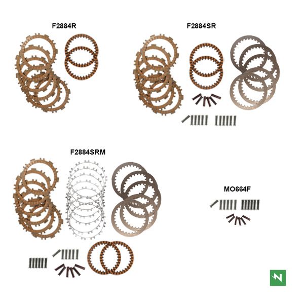 Clutch Plates w/STEELS RACING YAMAHA XP 530 T-MAX 12-19, XP 560 T-MAX 20-25, KYMCO AK 550 17-25 