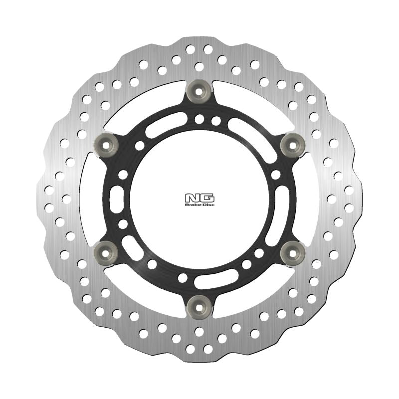 Brake disc (rotor) front BENELLI BN/BN TNT 302 '14-'19, BN 302R/S '17-'21 (260X112X4MM) (6X8,25MM) WAVE (Aluminium center)