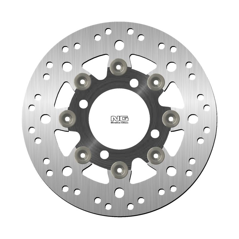 Brake disc (rotor) front CF MOTO CFORCE 1000 '19-'21, CFORCE 450 '17-'21, CFORCE 520/550/820 '17-'21, CFORCE 600 '20-'21 (220X72X4MM) (4X10,25MM) (Aluminium center)