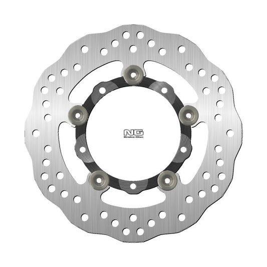 Brake disc (rotor) front DERBI BOULEVARD 50 '09-'18, GILERA ICE 50 '99-'05, HONDA BALI '93-, PIAGGIO FLY 50/100/125/150 '95-'15, HEXAGON 125/150/250 '98-'02, VESPA PRIMAVERA 50/125 '13-'22 (220X96,5X4MM) (5X6,25MM) Floating (under the order)