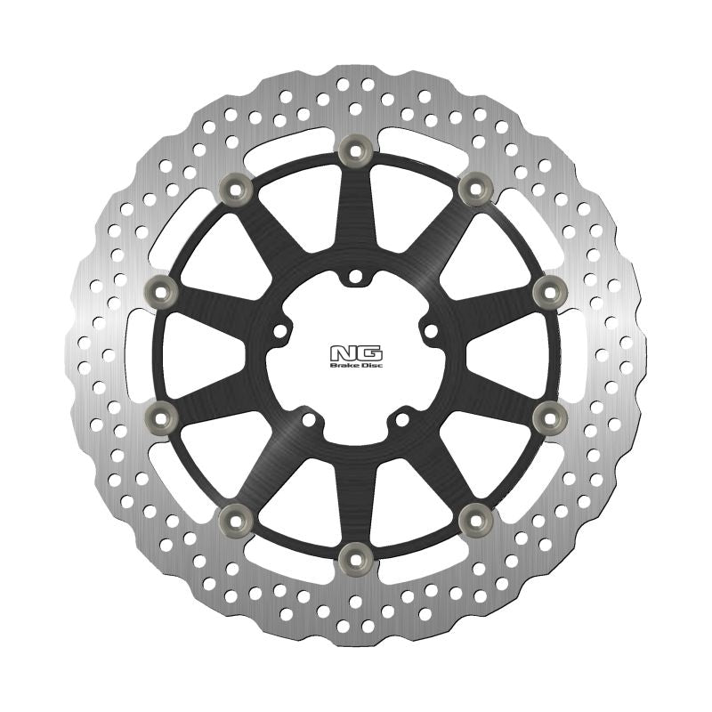 Brake disc (rotor) front DUCATI SCRAMBLER 800 '15-'22 (330X78X5MM) (5X8,25MM) WAVE (Aluminium center)