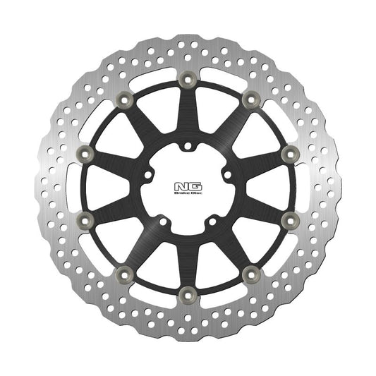 Brake disc (rotor) front DUCATI SCRAMBLER 800 '15-'22 (330X78X5MM) (5X8,25MM) WAVE (Aluminium center)