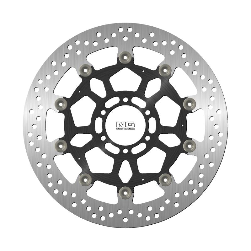 Brake disc (rotor) front DUCATI ST4 996 '04-'06, MOTO GUZZI NTX 1200 STELVIO '09-'10 (320X64X5MM) (6X8,25MM) (Aluminium center)