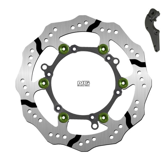Brake disc (rotor) front GAS GAS EC/EX/MC 125/250/300/350/450 '21-'23, KTM SX-F 250/450 '09-'22, SX 125/200/144/250 '09-'22, EXC-F 250/350/530 '10-'23 (270X127X3MM) (6X6,25MM) WAVE Floating (with adapter)