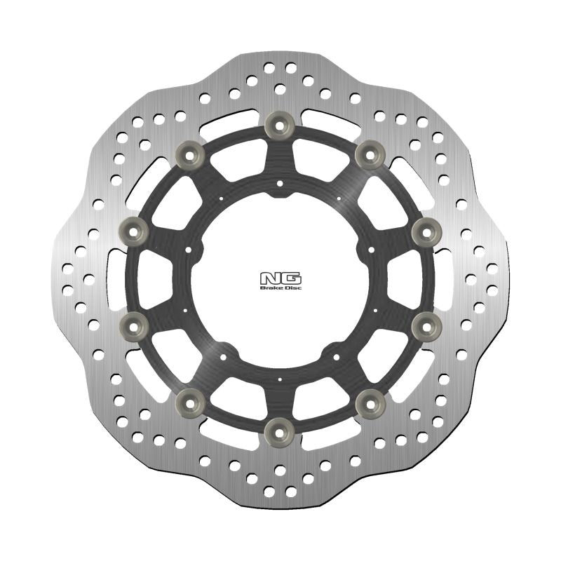 Brake disc (rotor) front HONDA ADV 750 '17-'18, X-ADV 750 '17-'22 (296X108X4MM) (5X6,00MM) WAVE Floating (Aluminium center)