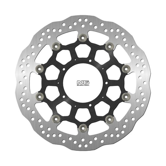 Brake disc (rotor) front HONDA VFR 1200 '10-'17 (320X94X5MM) (5X6,25MM) WAVE Floating (Aluminium center)