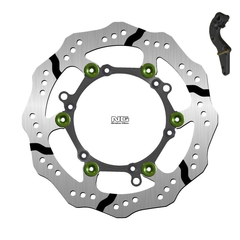 Brake disc (rotor) front HUSABERG FE/TE 390/450/510/600/650, KTM SX/SXF/SXS/MX/XC 125/200/250/300/350/400/450/525/625 (270X127X3MM) (6X6,25MM) WAVE Floating (with adapter)