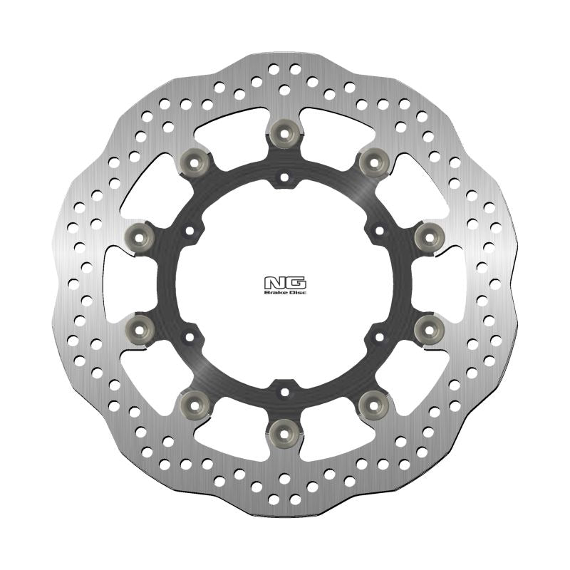 Brake disc (rotor) front HUSABERG FS 570 '10-'11, FS 450 '03-'08, FS 450 '18-'19, FSE 450/630C '05-'08, KTM SMR 450 '04-'14, SMR 525 '05-'07, SMR 560 '06-'08 (310X127X5MM) (6X6,25MM) WAVE (Aluminium center)